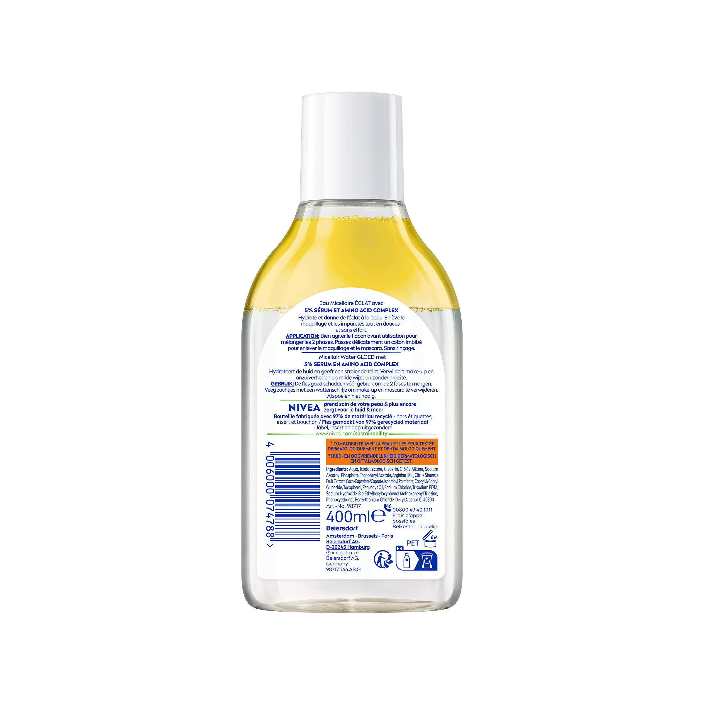 Nivea Micellair Water Glow Serum (400 ml)