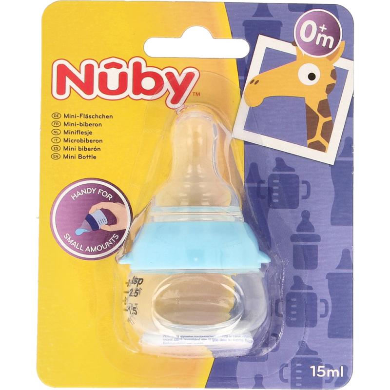 Nuby Mini Flesje 15ml 0+ Maanden (15 ml)