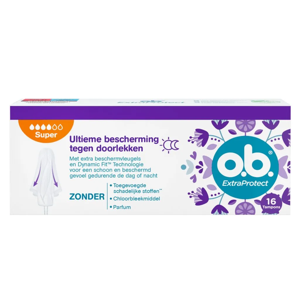 OB Tampons Extra Protect Super (16 stuks)