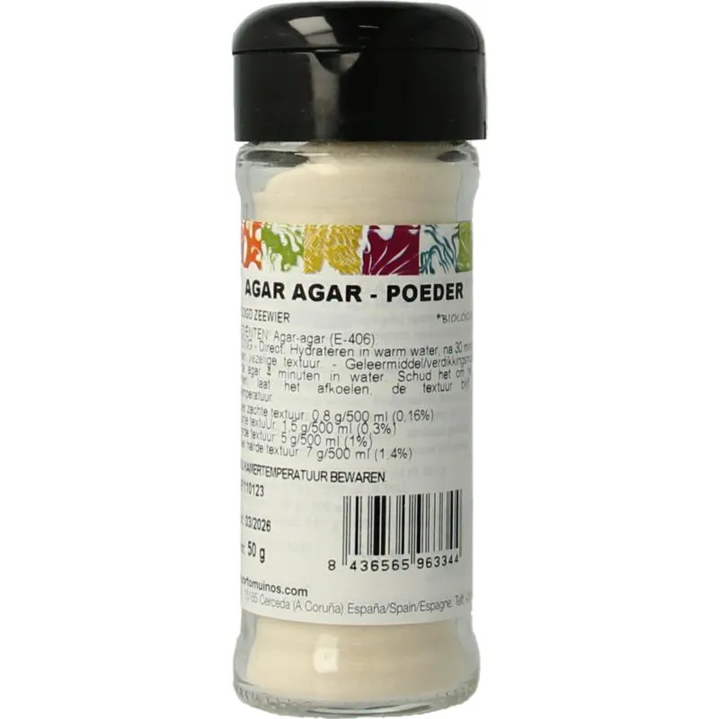Porto Muinos Agar Agar Poeder Bio (50 gr)