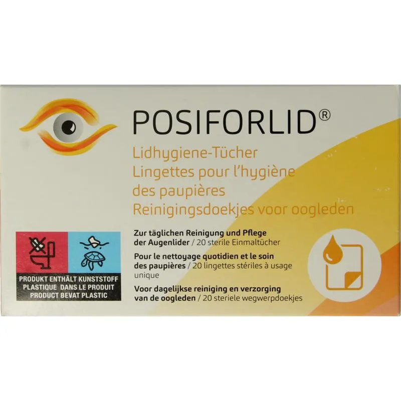 Posiforlid Posiforlid Reinigsdoekjes Oogleden (20 stuks)