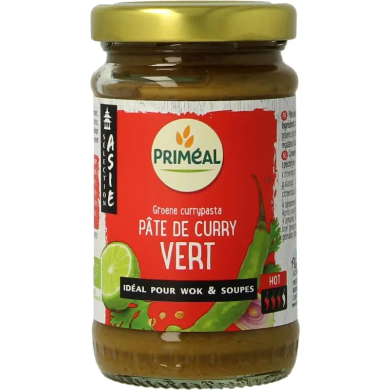Priméal Groene Curry Pasta Bio (120 gr)