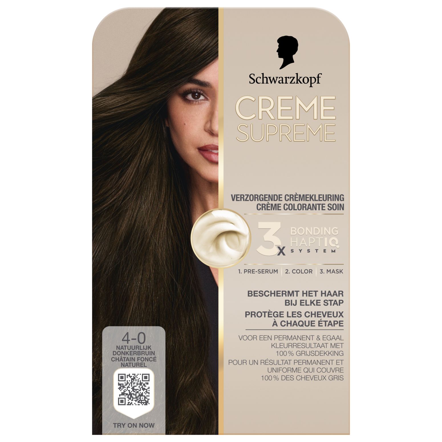 Schwarzkopf Creme Supreme 4-0 Donker Bruin (1 stuk)
