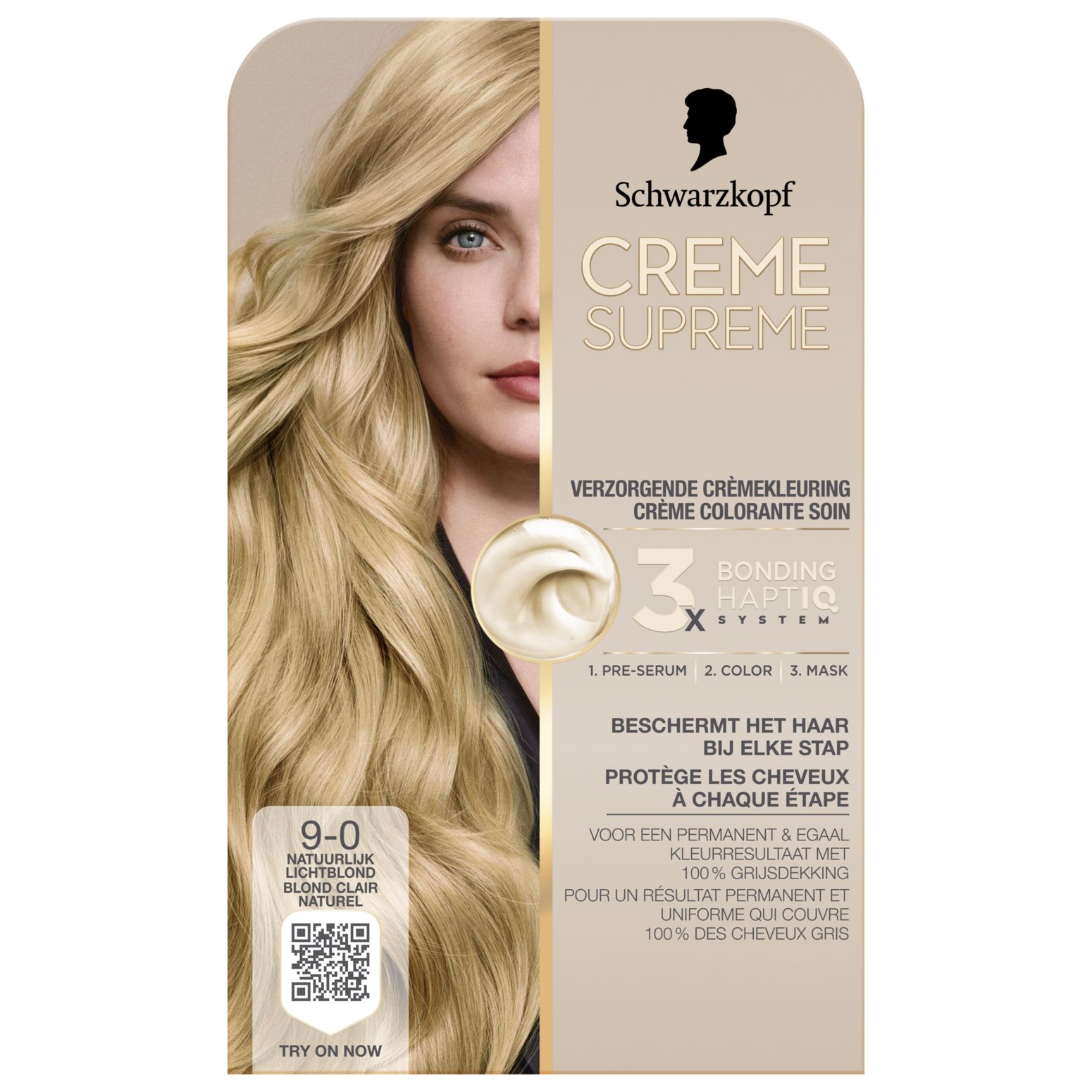 Schwarzkopf Creme Supreme 9-0 Licht Blond (1 stuk)
