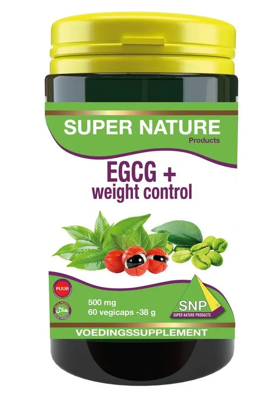 SNP EGCG+ Weight Control Puur (60 vega capsules)