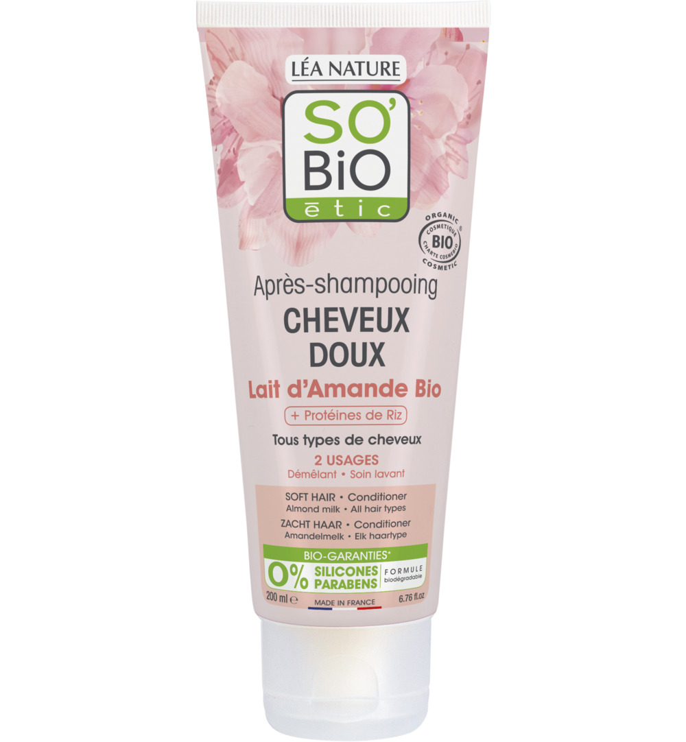 So Bio Etic Conditioner Almond Milk Rice Proteins (200 ml)