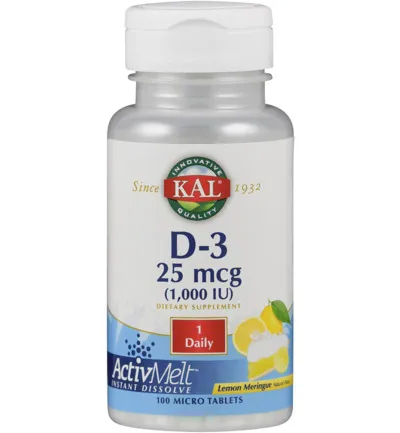 Kal D3 25 mcg (100 tabletten)