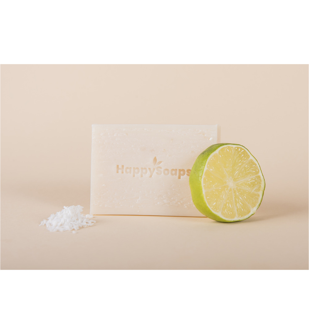Happysoaps Body bar kokosnoot & limoen (100 gr)
