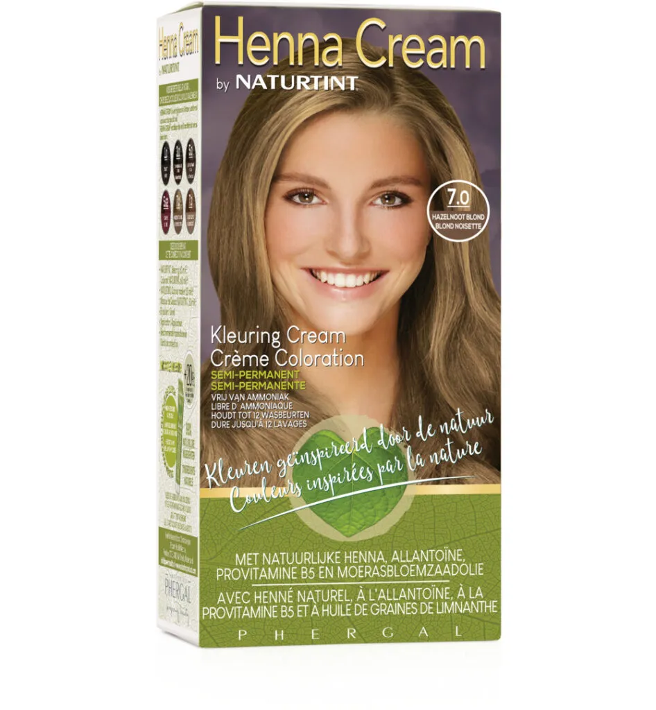 Naturtint Henna cream 7.00 hazelnoot blond (110 ml)