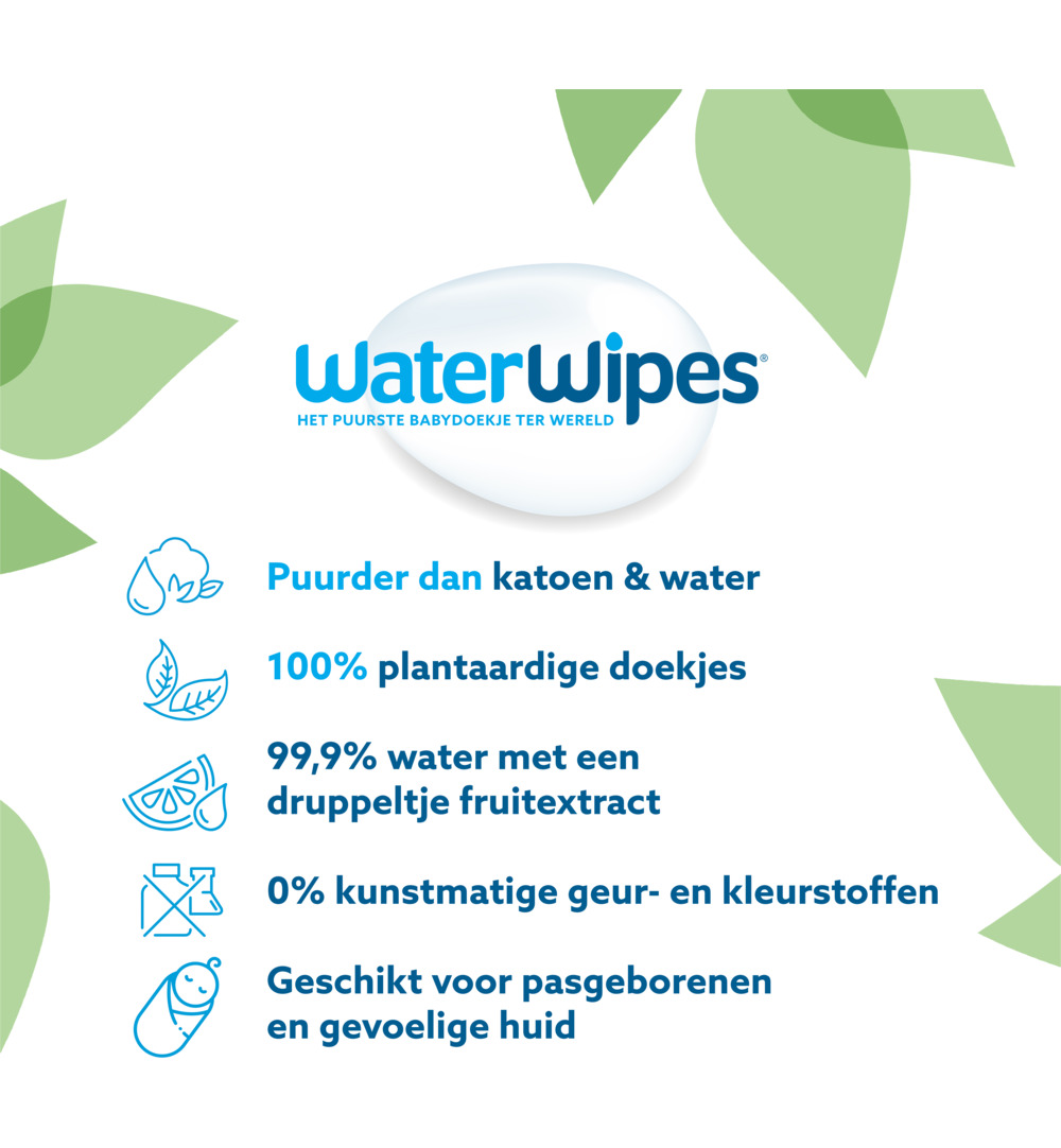 WaterWipes Babydoekjes 12-pak (720 stuks)