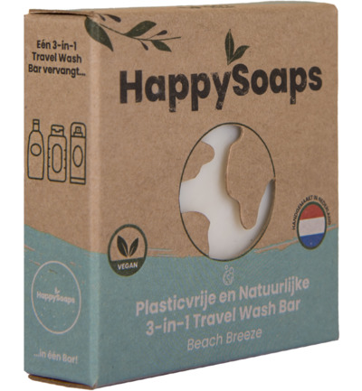 Happysoaps 3-in-1 Travel wash beach (40 gr) - image 3
