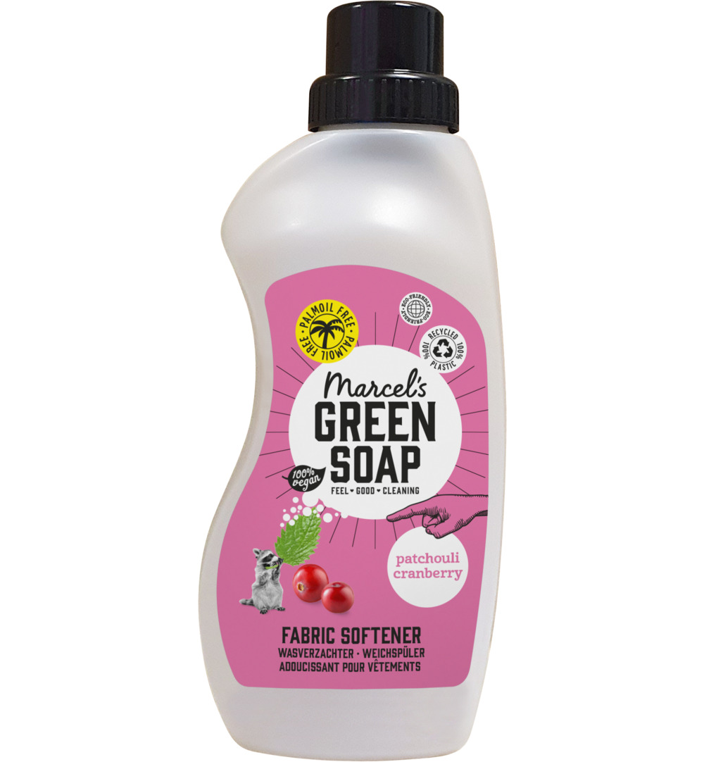 Marcel's Green Soap Wasverzachter Patchouli & Cranberry (750 ml)