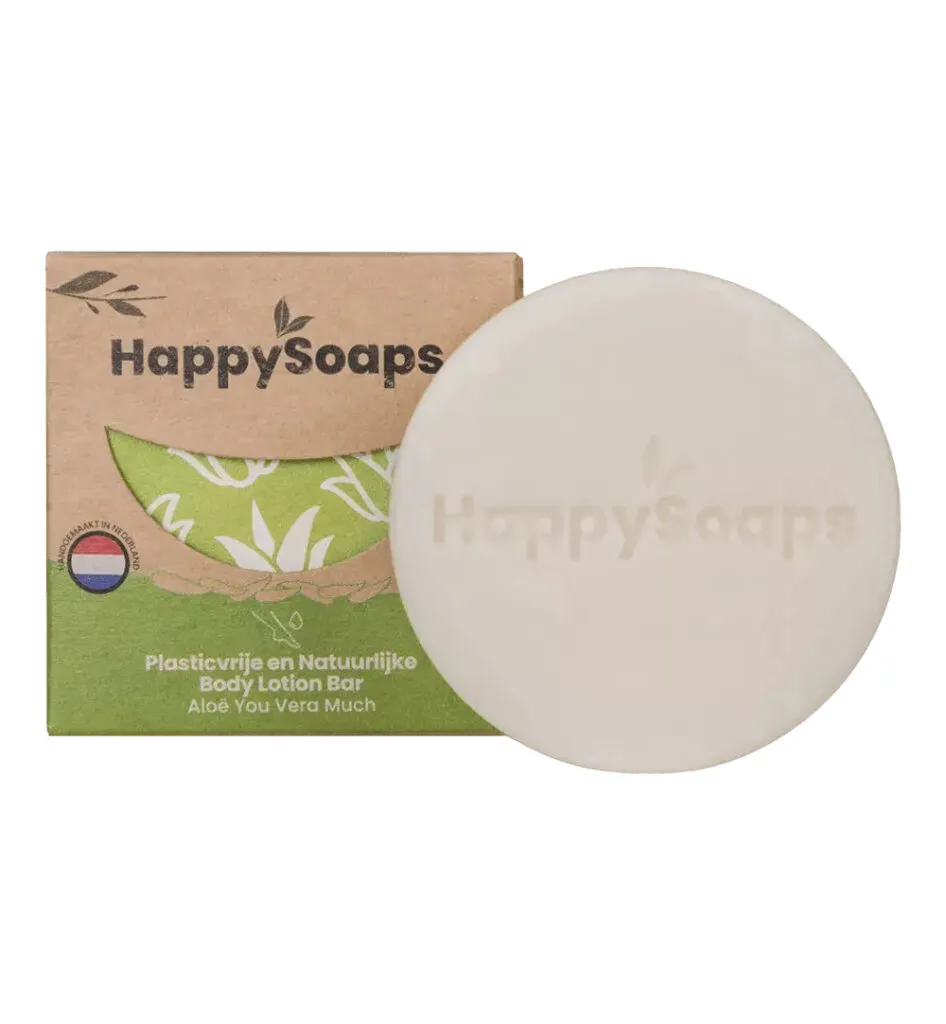 Happysoaps Bodylotion bar aloe you vera much (65 gr)