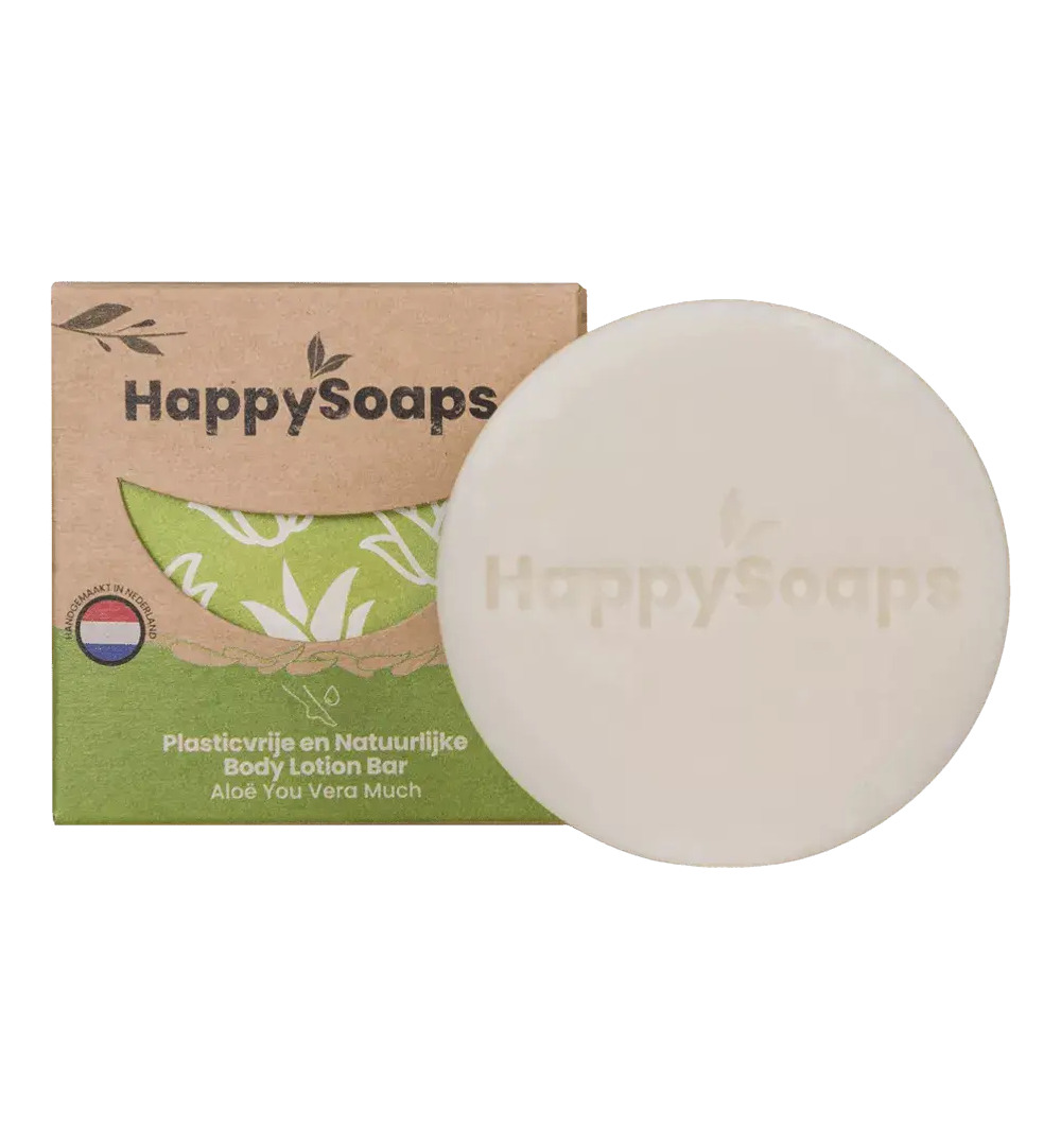 Happysoaps Bodylotion bar aloe you vera much (65 gr)