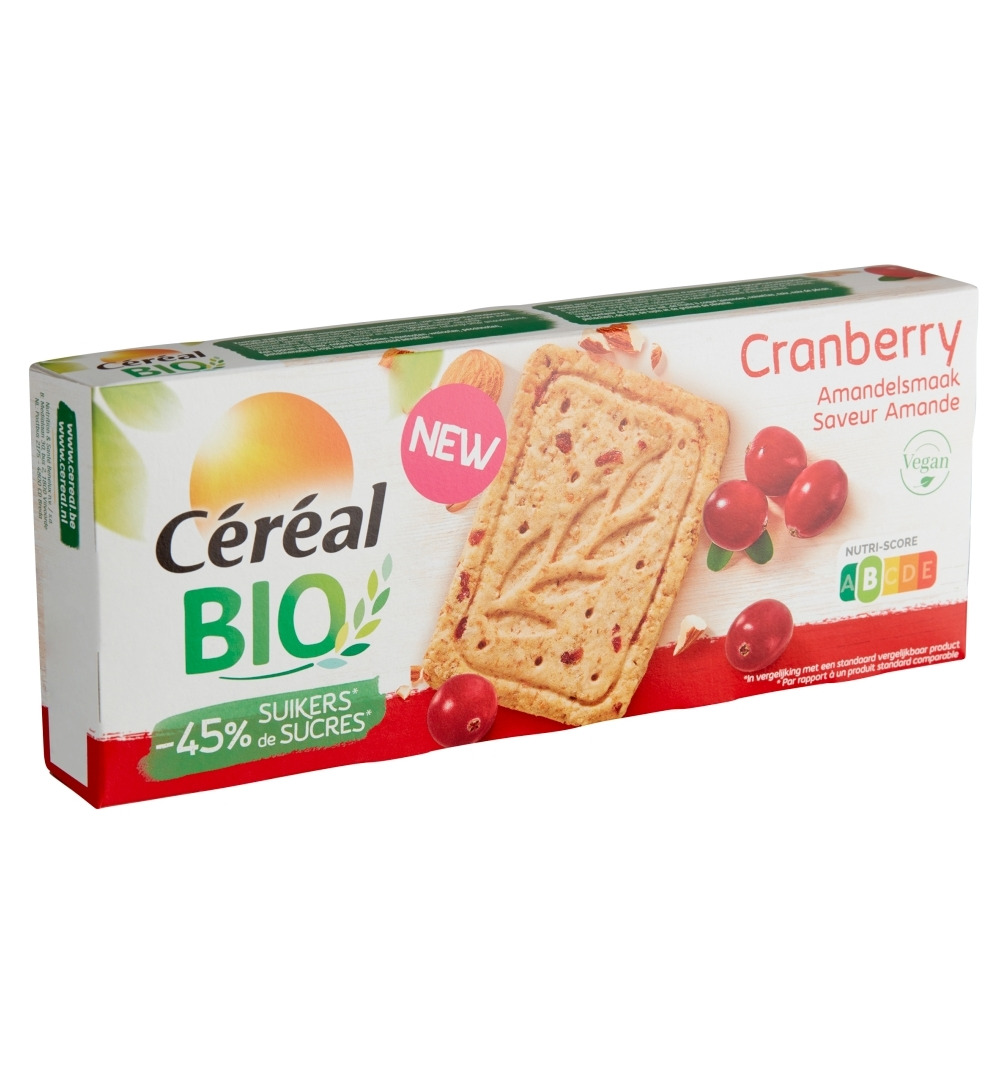 Céréal Bio Cranberry amandelen (132 gr)