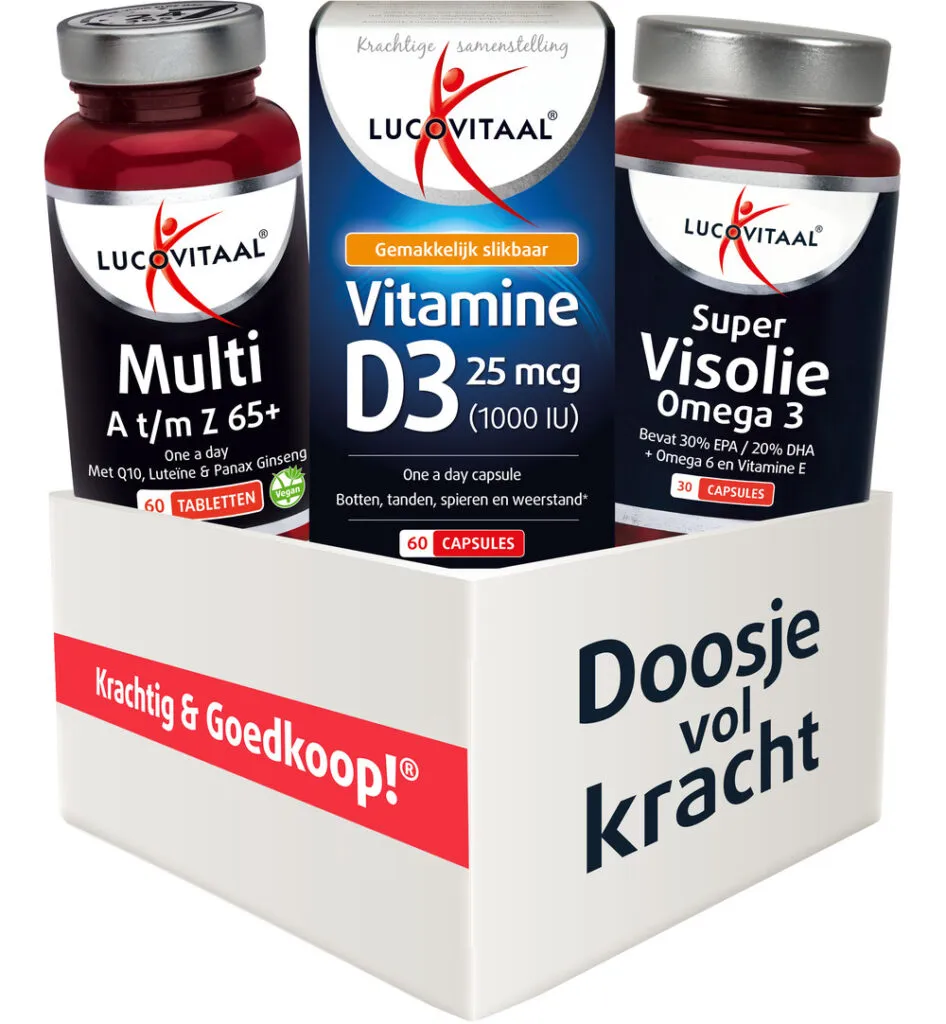 Lucovitaal Voordeelbox Vitaal 65+ (3 stuks)