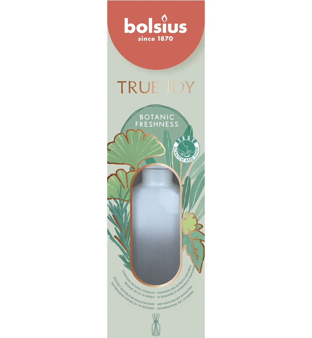 Bolsius True Joy geurverspreider 80ml Botanic Freshness (80 ml)