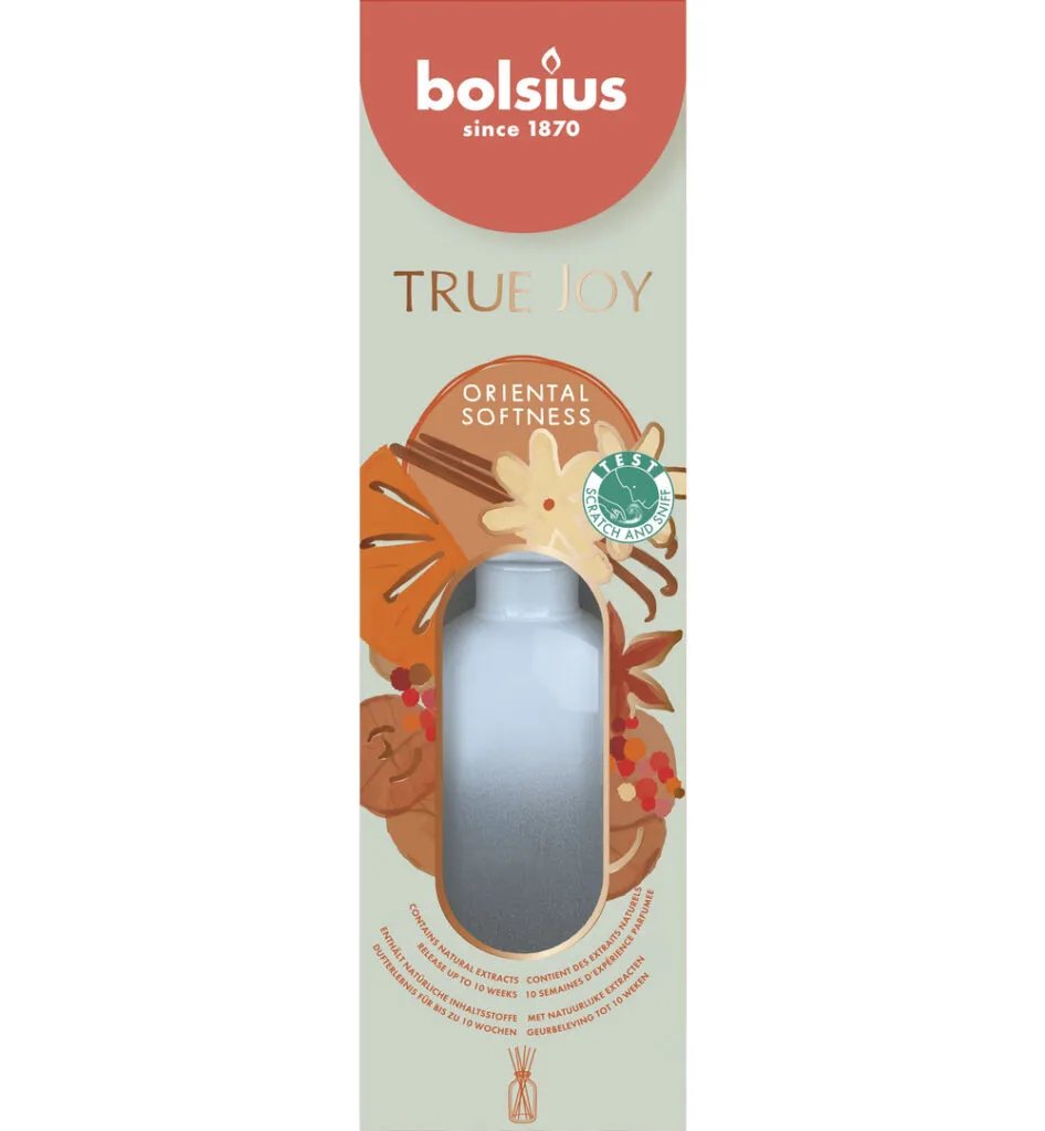 Bolsius True Joy geurverspreider 80ml Oriental Softness (80 ml)