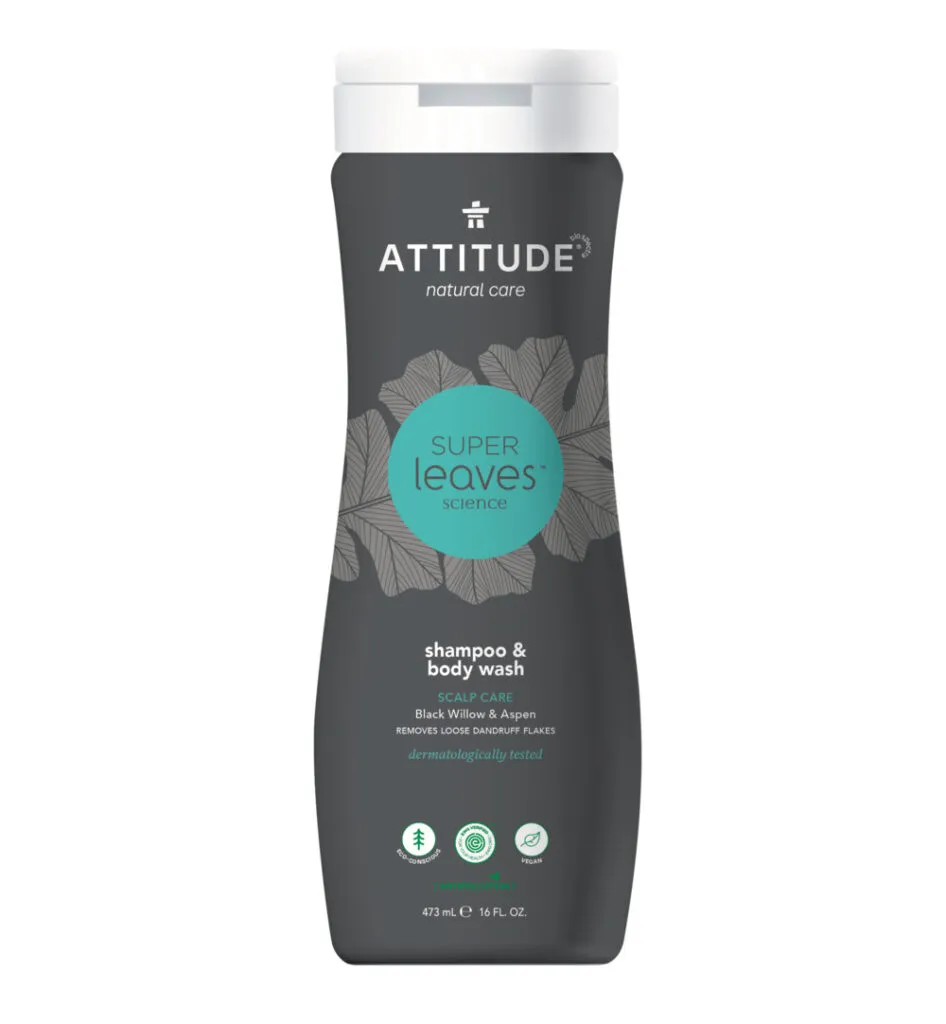 Attitude Super Leaves Shampoo & body wash 2-in-1 mannen (473 ml)