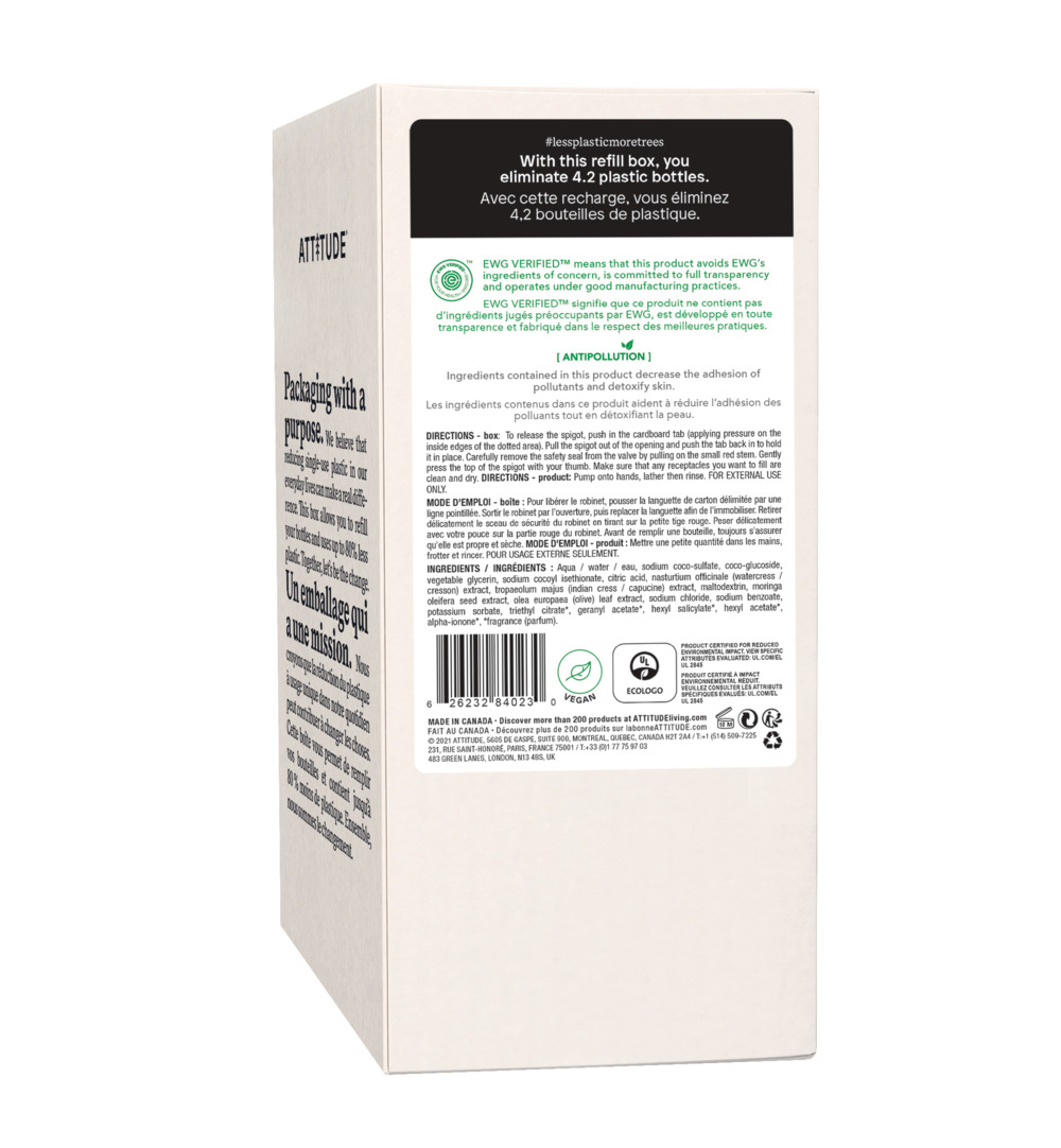 Attitude Super Leaves Bulk2 Go Handzeep olive leaves (2000 ml)