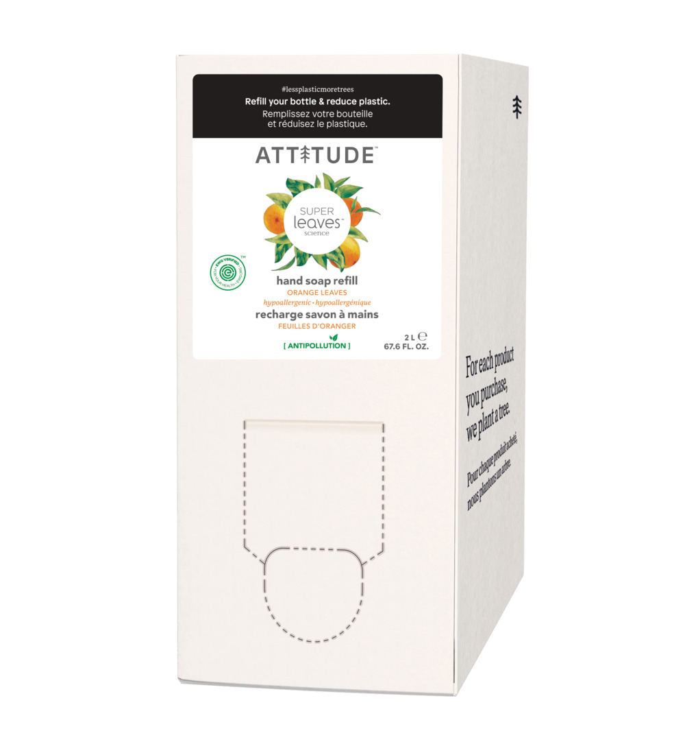 Attitude Super Leaves Bulk2 Go Handzeep orange leaves (2000 ml)