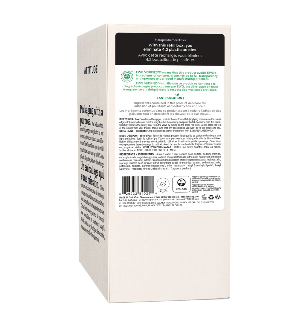 Attitude Super Leaves Bulk2 Go Handzeep orange leaves (2000 ml) - image 2