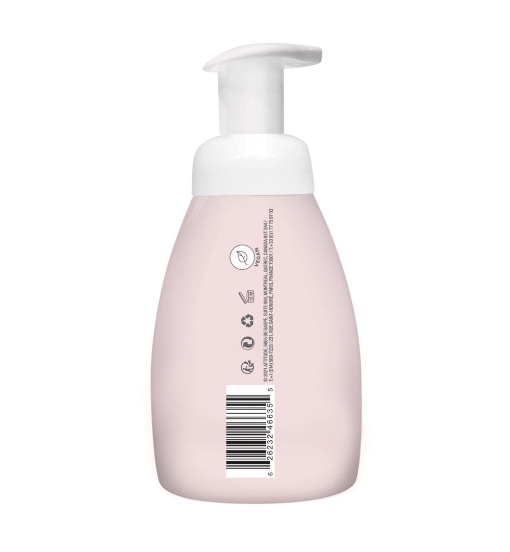 Attitude Baby Leaves 2in1 schuimende haar&body zeep parfum vrij (295 ml) - image 3