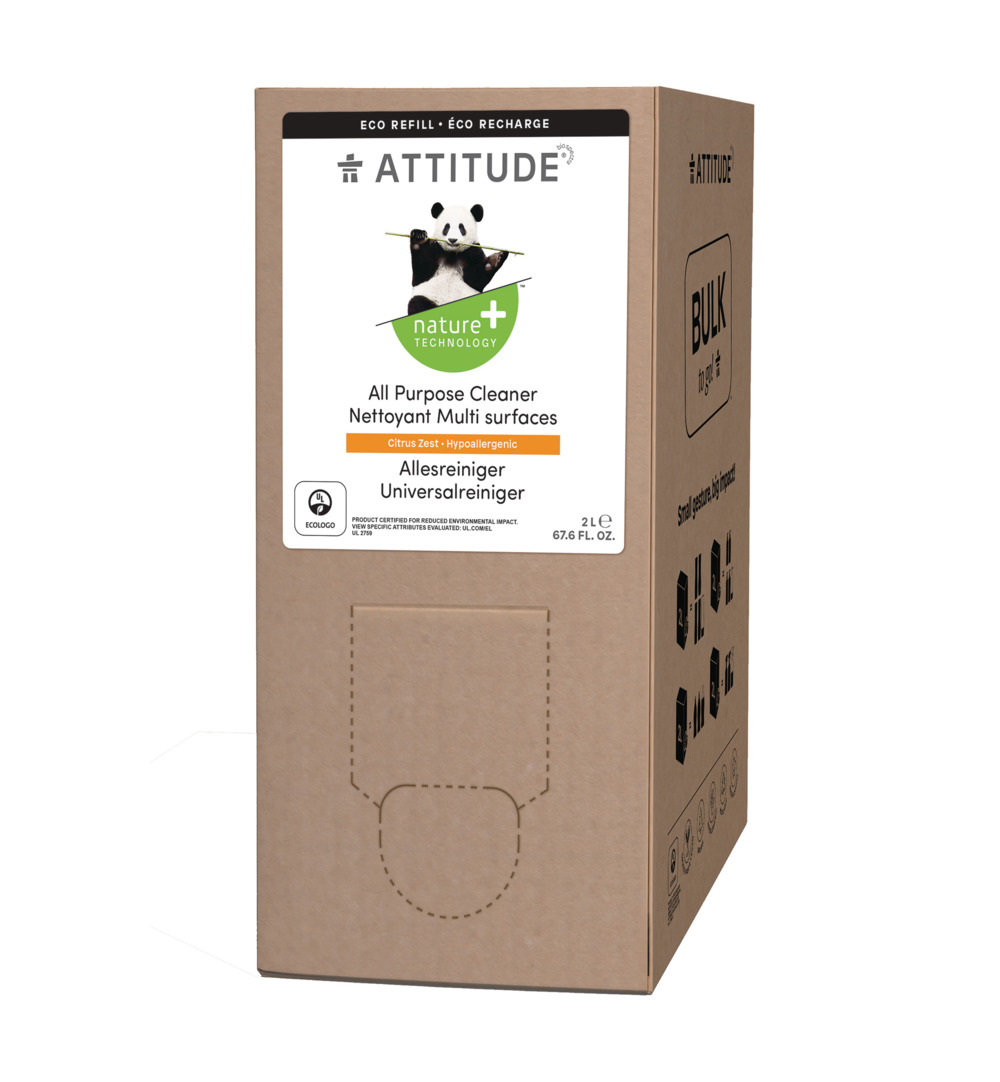 Attitude Nature+ Bulk2Go Allesreiniger Citrus Zest (2000 ml)