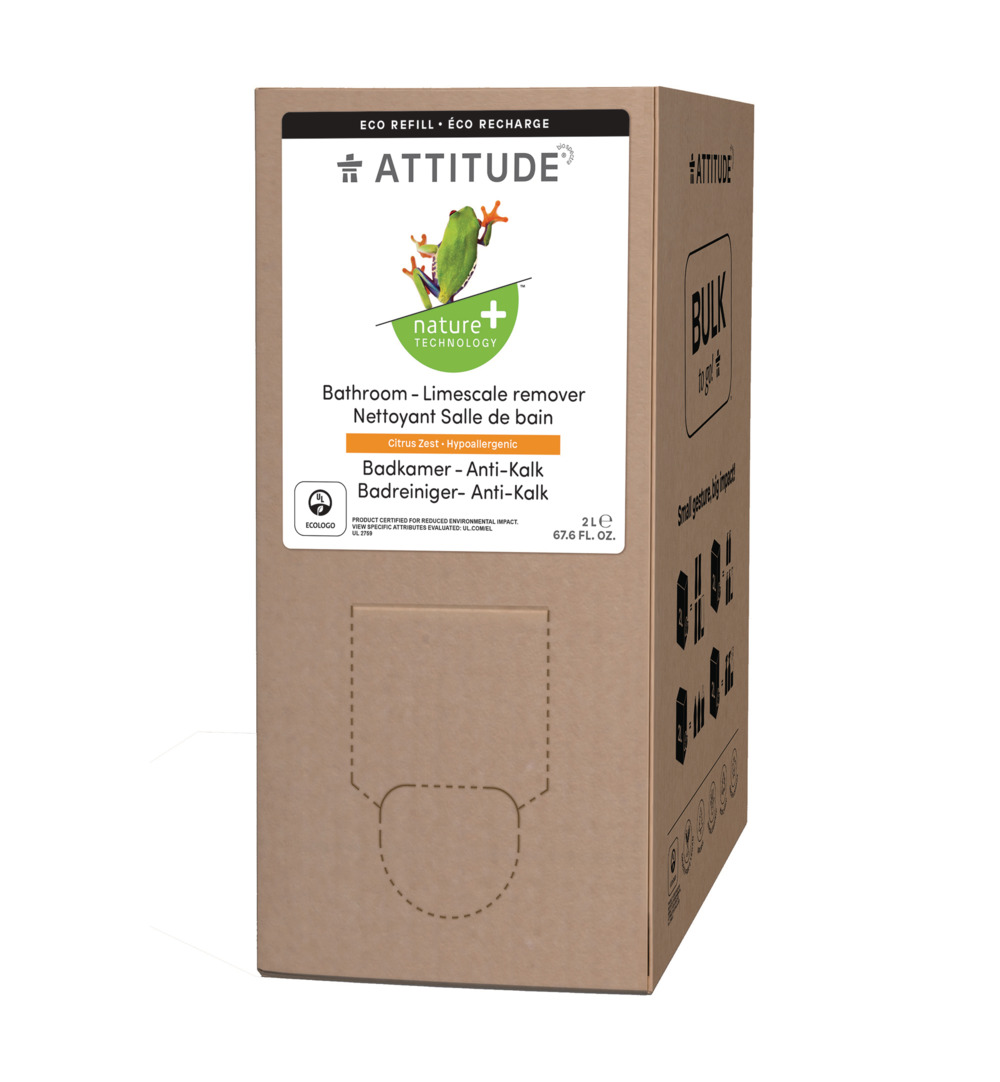 Attitude Nature+ Bulk2Go Badkamerreiniger Citrus Zest (2000 ml)