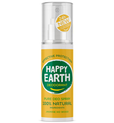 Happy Earth Deodorant spray jasmine ho wood (100 ml)