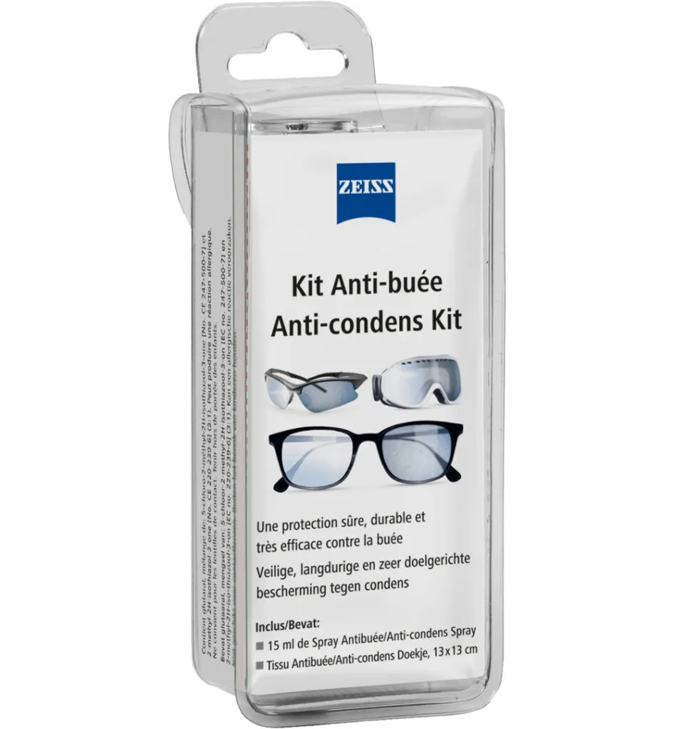 Zeiss Anti-Condens Kit Voor Brillen (15 ml)