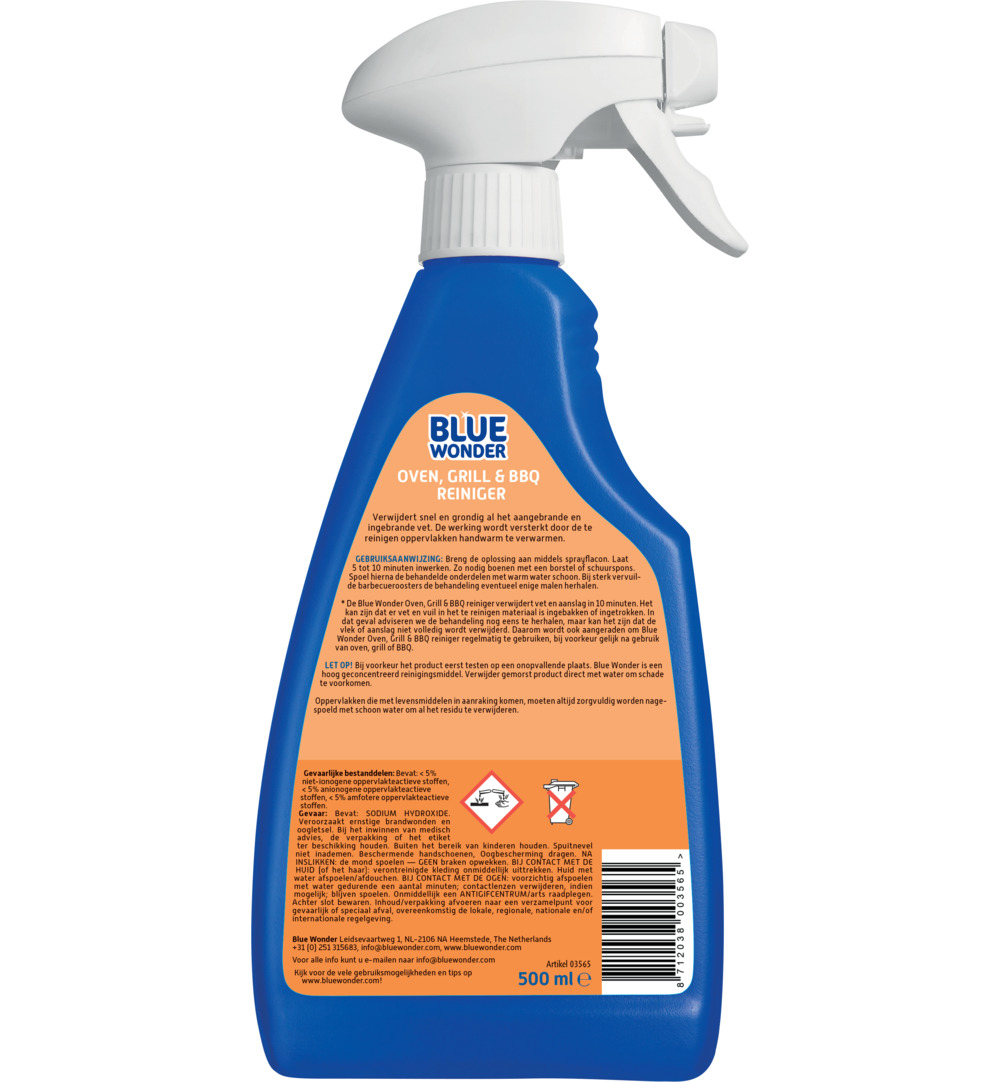 Blue Wonder Oven,grill, bbq spray (500 ml)