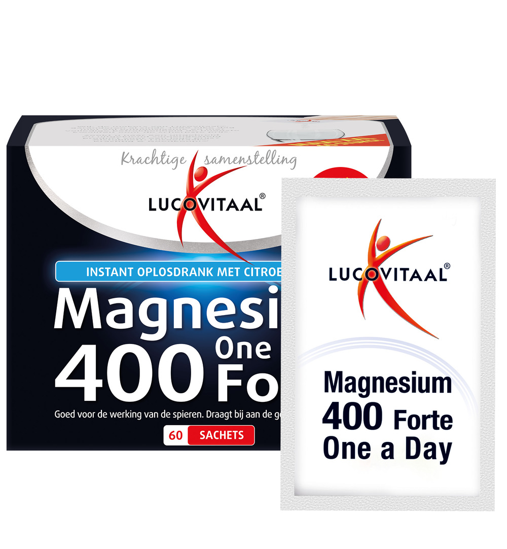 Lucovitaal Magnesium Citraat Poeder 400mg (60 zakjes) - image 2