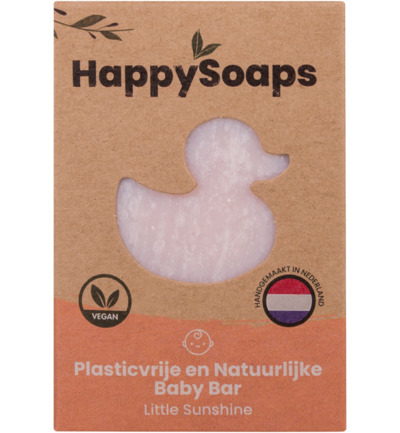 Happysoaps Baby shampoo & body wash little sunshine (80 gr)