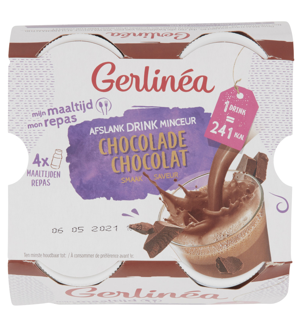 Gerlinéa Afslank Drinkmaaltijd Chocolade smaak 4-pack (4 x 236 ml) - image 3