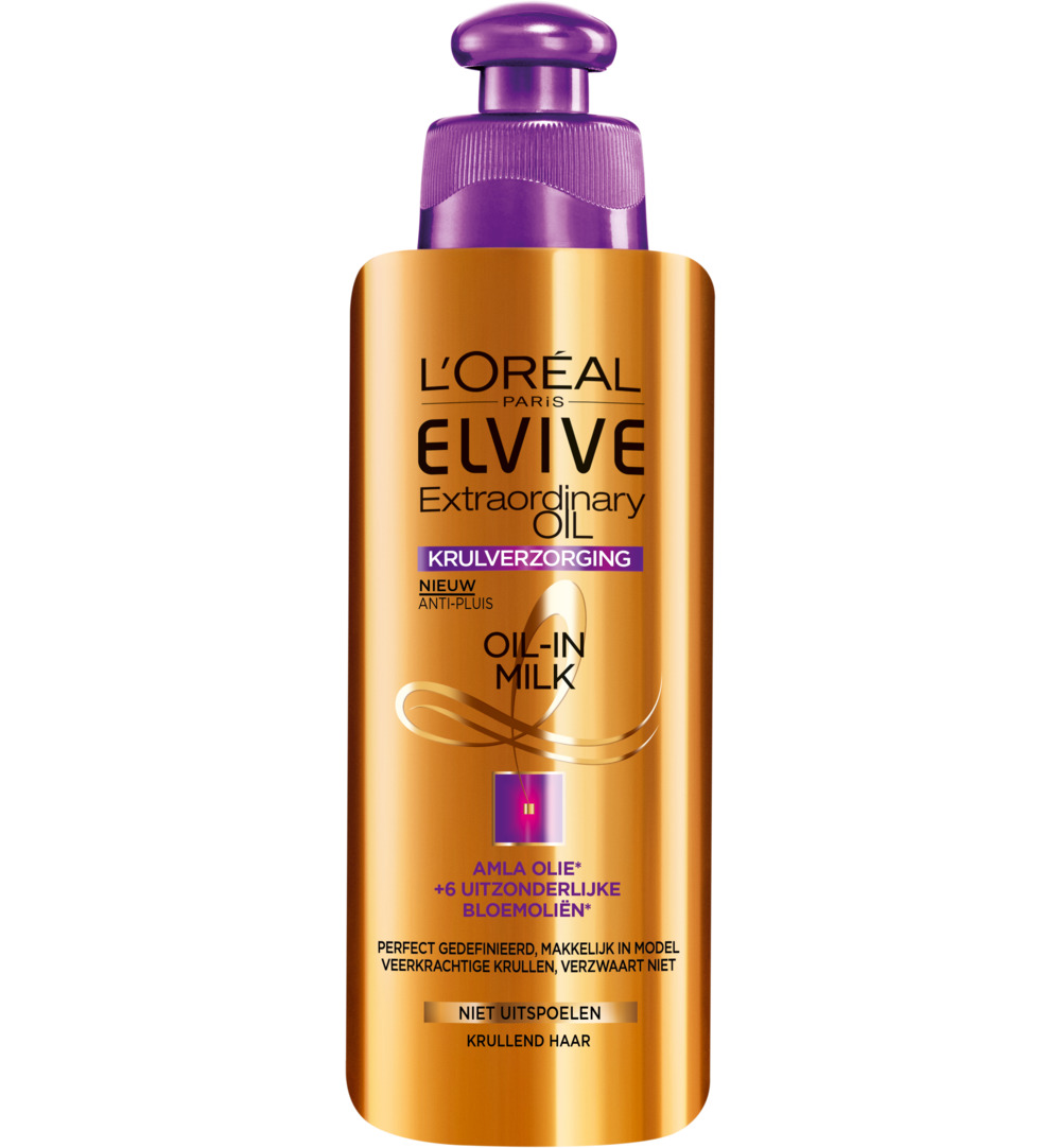 L'Oréal Elvive extraordinary oil in milk krul verzorging (200 ml)