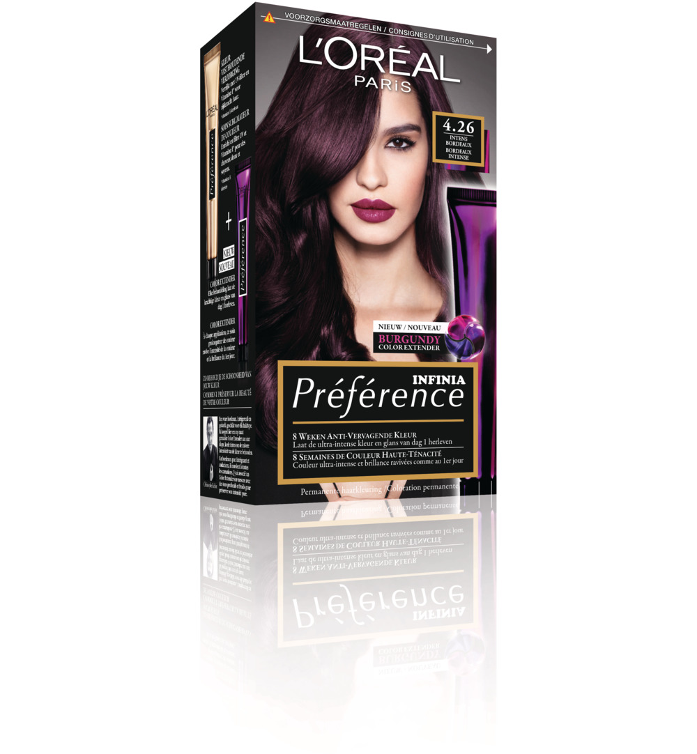 L'Oréal Préférence Preference 4.26 pure burgundy (1 set)