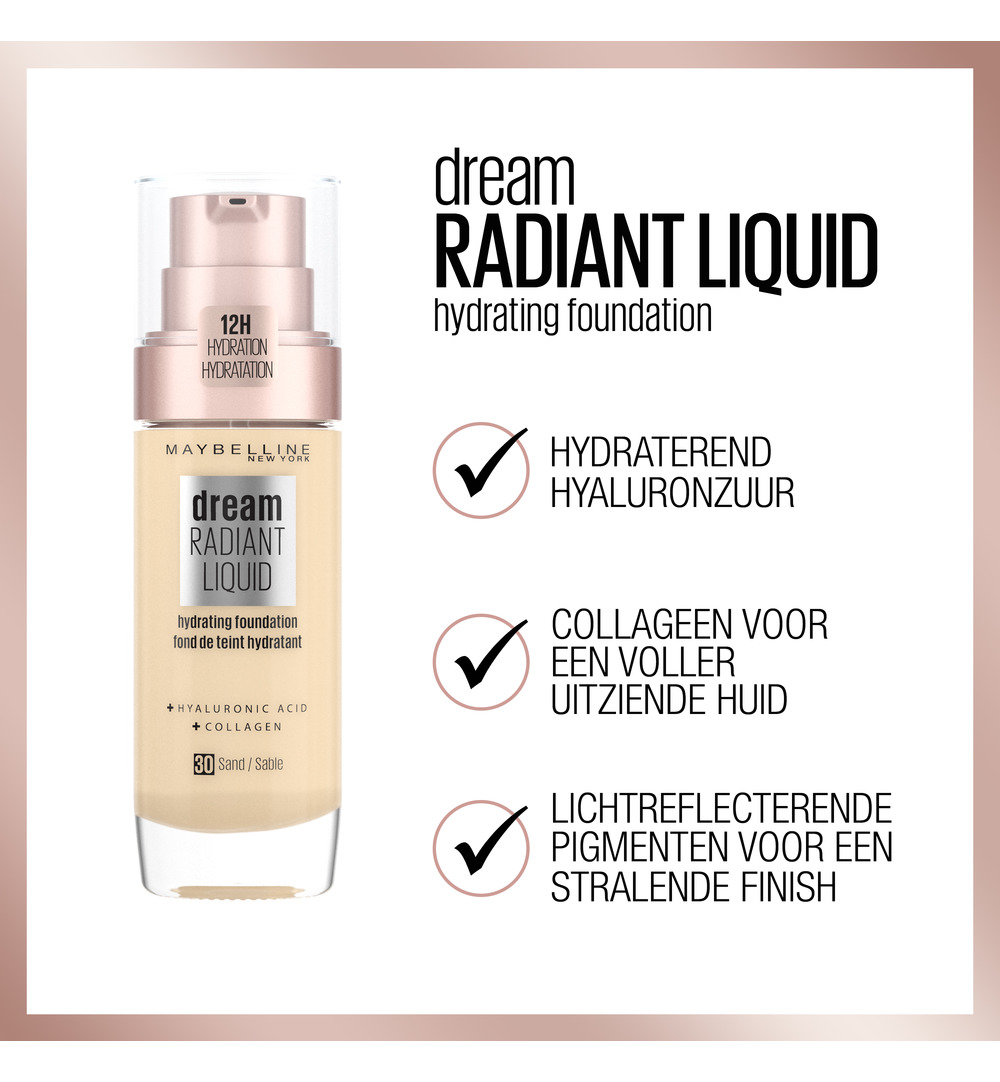 Maybelline New York Dream satin fluid porcelain ivory 10 (30 ml) - image 2