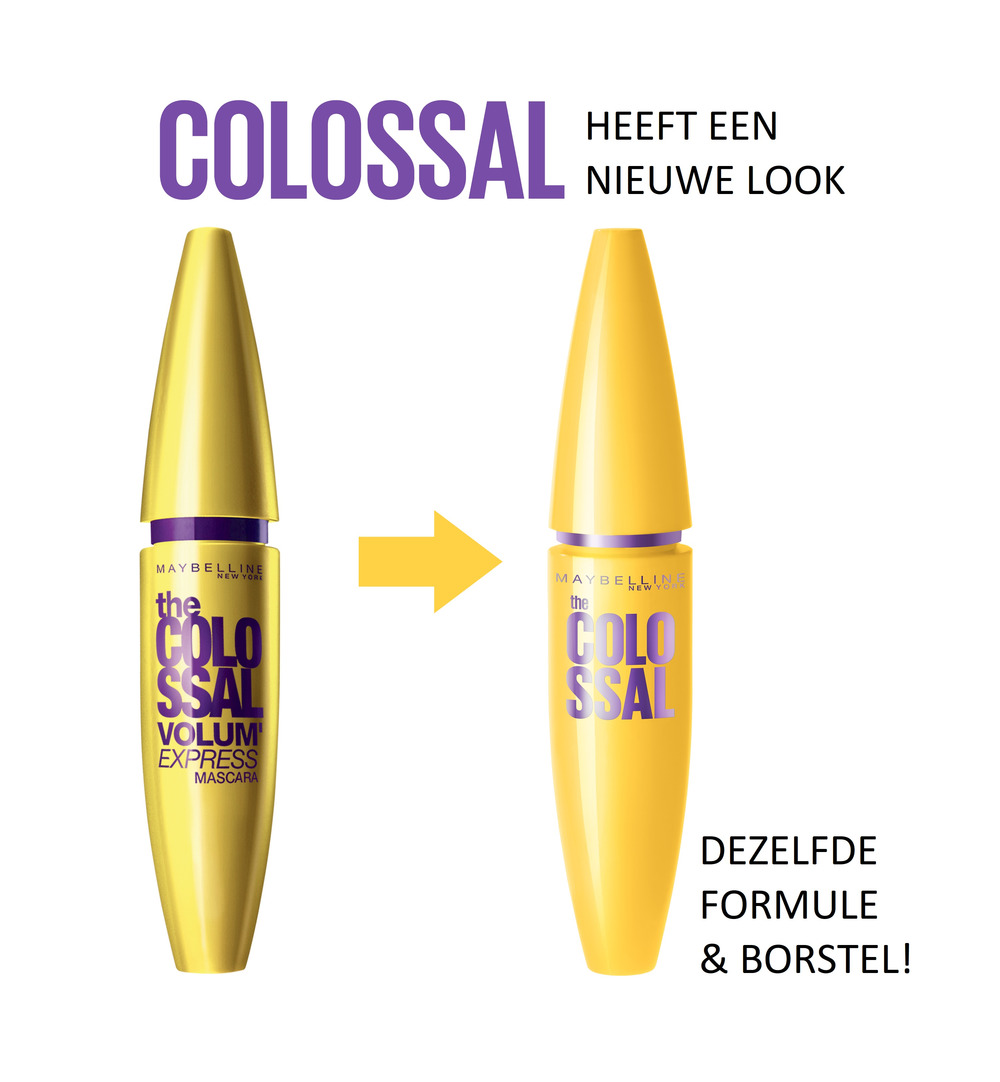 Maybelline New York Volum'Express Colossal - Black - Mascara (1 stuk) - image 2