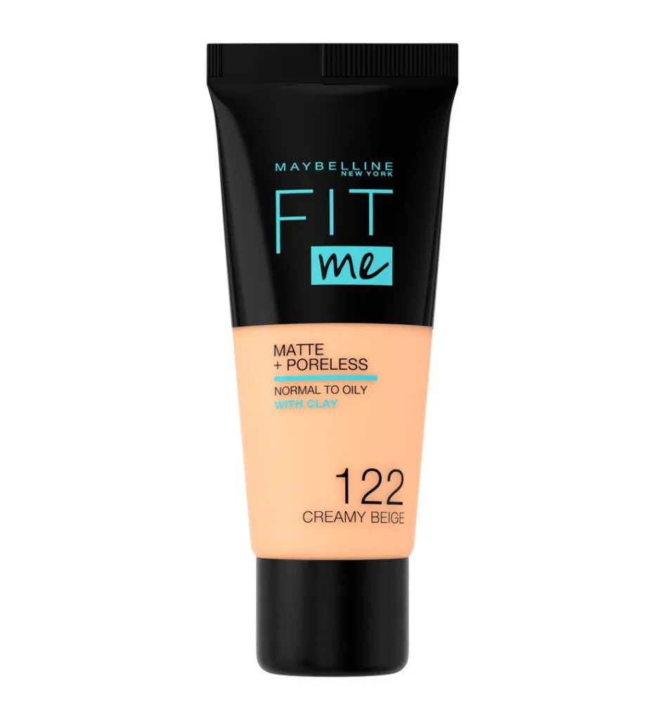 Maybelline New York Fit Me matte & poreless foundation 122 cream beige (1 stuk)