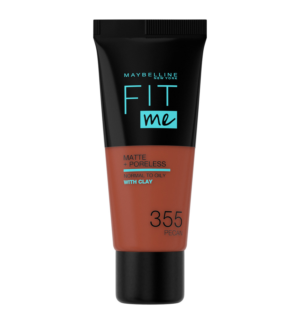 Maybelline New York Fit Me matte & poreless foundation 355 pecan (1 stuk)