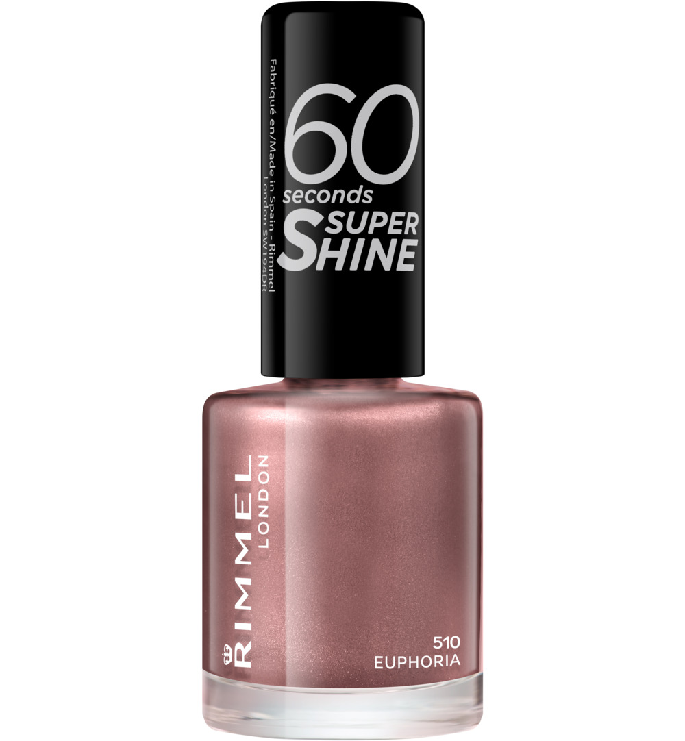 Rimmel London 60sec Supershine nagellak : 510 - Euphoria (1 stuk)