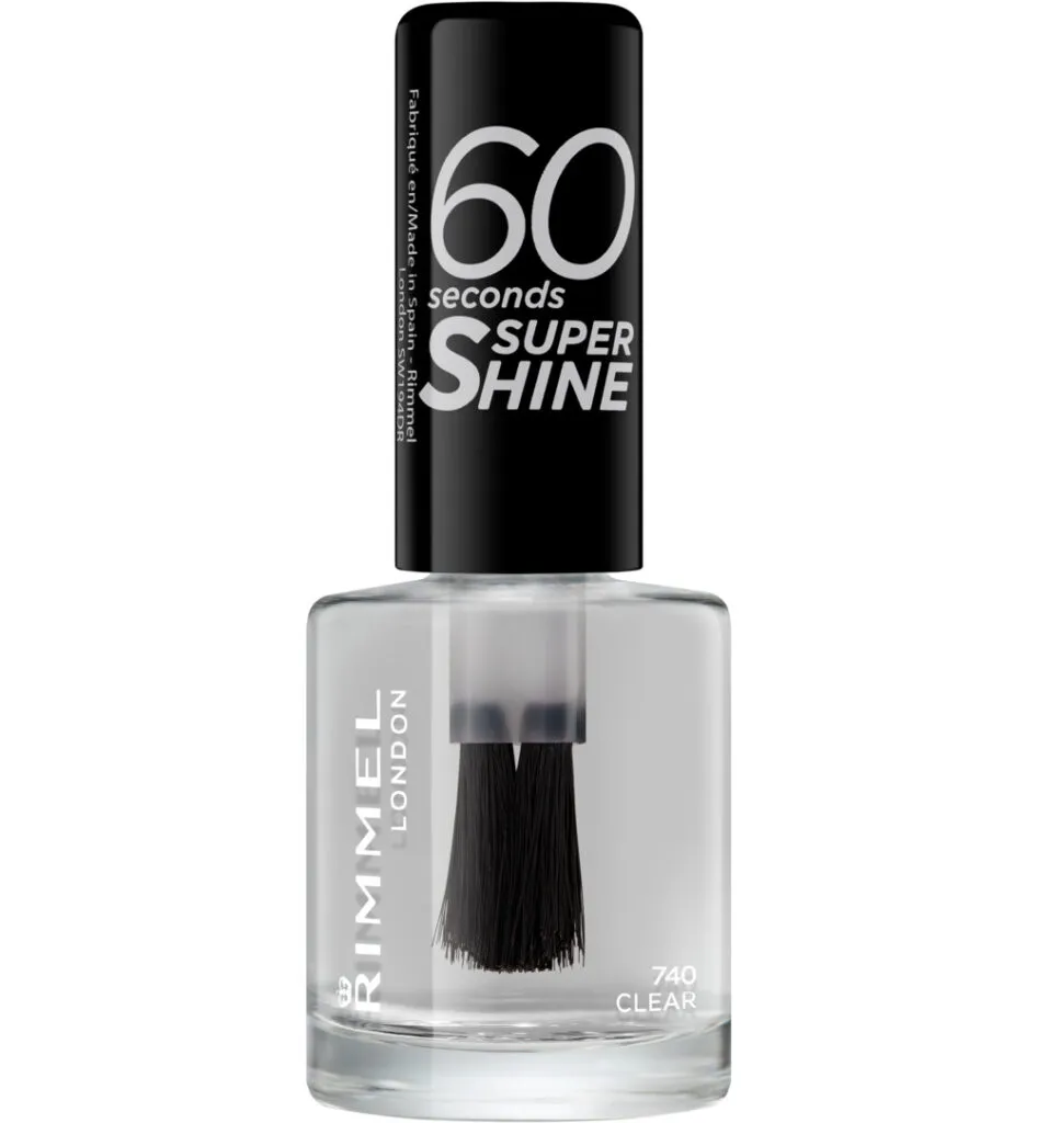 Rimmel London 60sec Supershine nagellak : 740 - Clear (1 stuk)