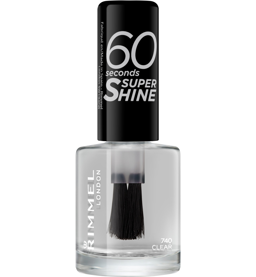 Rimmel London 60sec Supershine nagellak : 740 - Clear (1 stuk)