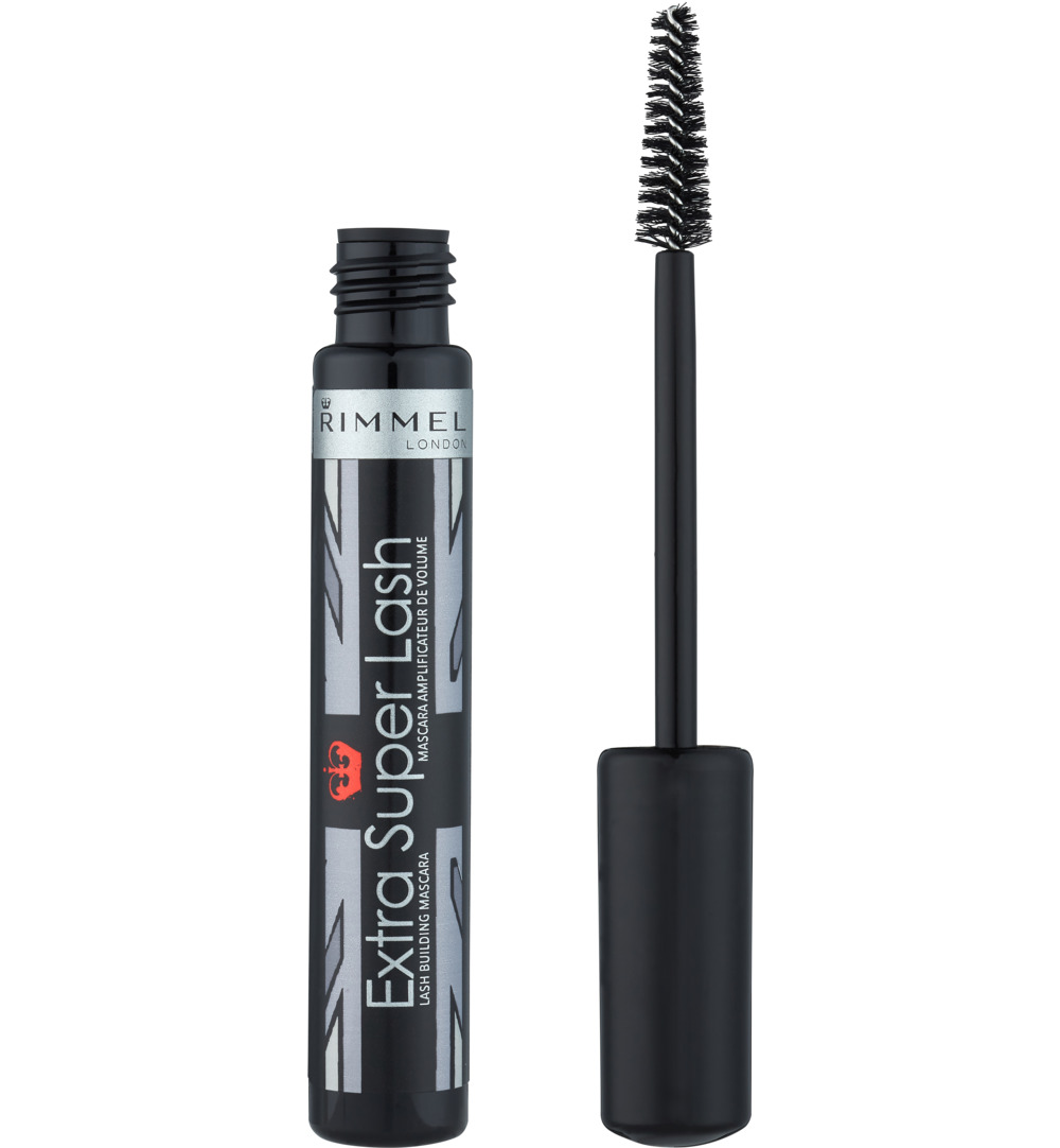 Rimmel London Extra Super Lash mascara : 102 - Brown Black (1 stuk)