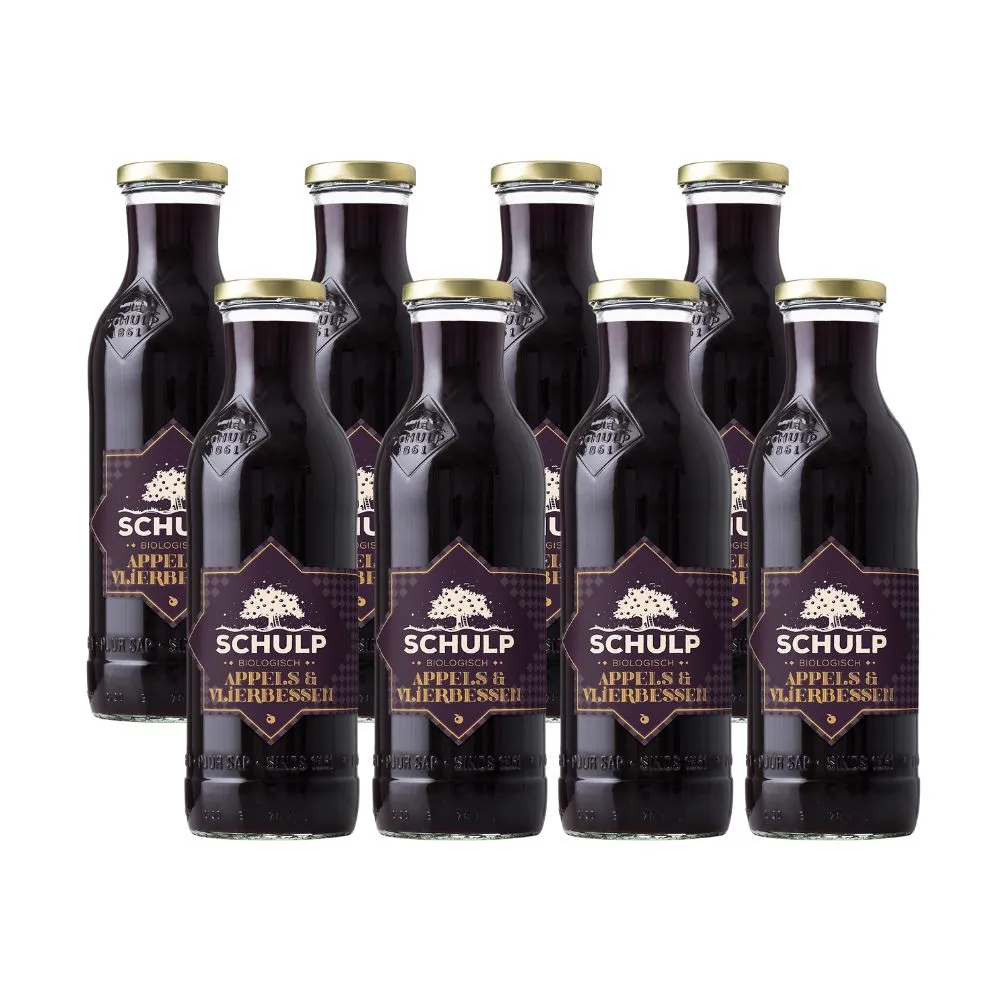 Schulp Winter Appel & Vlierbessensap (8 x 750 ml)