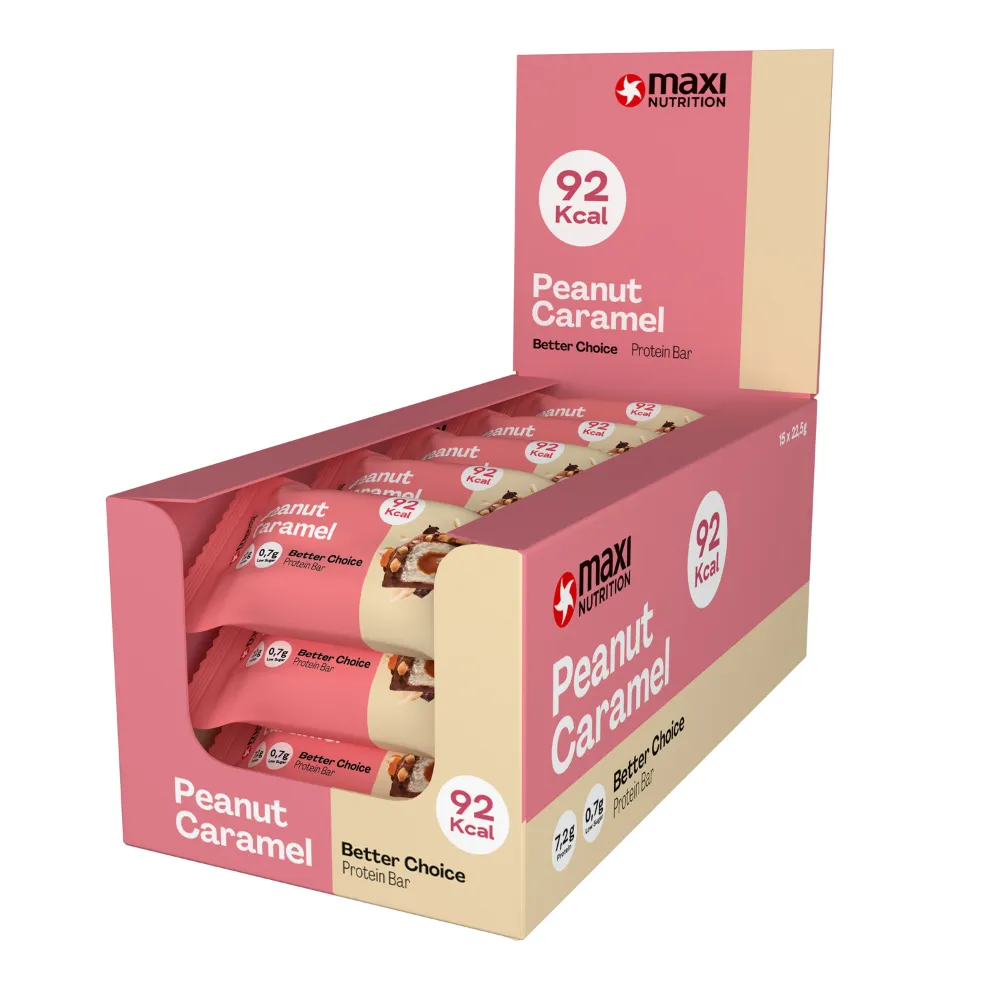 15x Maxi Nutrition Better Choice Peanut Caramel (22,5 gr)
