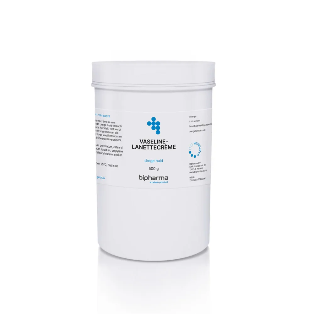 Bipharma Vaseline Lanettecrème Pot (500  gr)