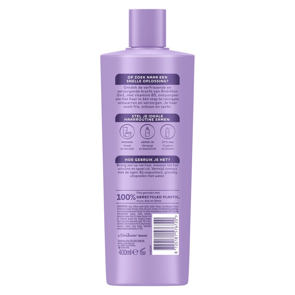 Andrelon Shampoo & Conditioner 2 In 1 (400 ml)