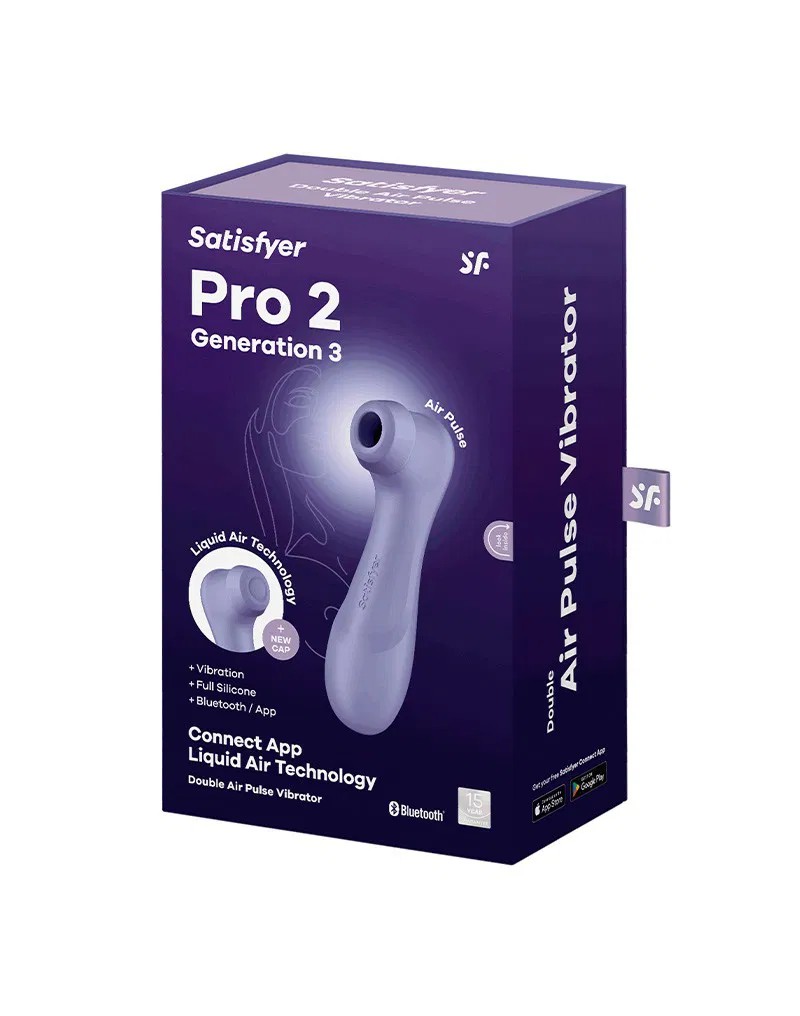 Satisfyer Pro 2 Generation 3 App Controlled - Lila (1 stuk)
